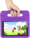 iMoshion Tablet Hoes Kinderen Geschikt voor Huawei MediaPad T3 10 inch - iMoshion Kidsproof Backcover met handvat - Paars