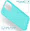 iMoshion Hoesje Geschikt voor iPhone 13 Pro Max Hoesje Siliconen - iMoshion Color Backcover - Mintgroen