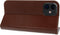 Valenta iPhone 12 Mini - Book Case - Handgemaakt - Bruin Cognac