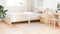 vidaXL - Pluizige - Tapijt - Hoge - Stapel - Crème - 120x120 - cm - PP