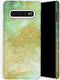 Selencia Hoesje Geschikt voor Samsung Galaxy S10 Hoesje - Selencia Maya Fashion Backcover - groen