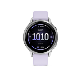 GARMIN Venu 4 41mm Zilver/Blauwpaars Smartwatch Blauwpaars
