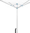 TecTake Droogmolen - 150 x 150 x 196 cm - 4 draagarmen - 10 lijnen per zijde - Weerbestendig