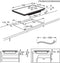 AEG IKB8443SXB - Inductiekookplaat - 80 cm - 4 MaxiSense-kookzones - DirectControl - Powerbooster