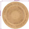 vidaXL - Tapijt - rond - 180 - cm - gevlochten - jute