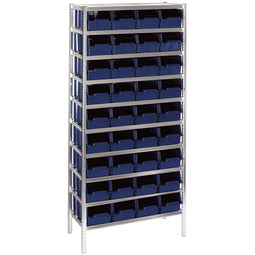 Raaco Rekkensysteem 7-1600 - 10 planken 36 bakken - Blauw