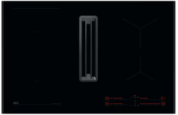 AEG XCB6845AB - Inductie kookplaat met geïntegreerde afzuiging - 80cm - A+