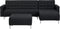 ABERDEEN - Hoekslaapbank - Grafietgrijs - Links - 267 cm - Polyester