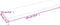 vidaXL - Wastafelblad - 100x30x2 - cm - behandeld - massief - hout - donkerbruin