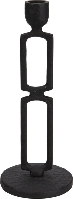 Candle Holder 10X25 cm Zwart