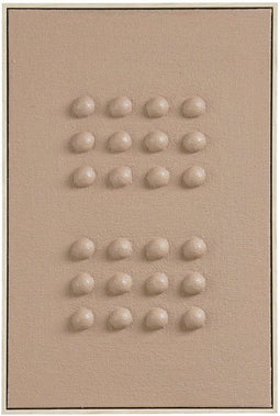 Mica Decorations Wanddecoratie - Wandpaneel Abstracte Kunst 60 x 40 x 3 cm - Woondecoratie voor