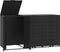 vidaXL - Containerberging - voor - 3 - containers - 207x79x117 - cm - staal - zwart