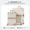 ONYX 2-delige Kofferset - Handbagage en Check-in koffer - 33L/100L - TSA slot - 360° spinner wielen - Lichtgewicht - Beige (2 stuks)
