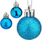 Set kerstballen Ø 3 cm Blauw Plastic (12 Stuks)