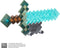 Noble Collection Minecraft Replica Diamond Sword Collector 50 cm Replica: 1/1