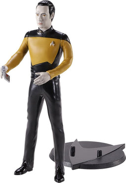 Noble Collection Star Trek: The Next Generation Bendyfigs Bendable Figure Lt. Cmdr. Data 19 cm Mini-Figuur