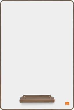 Nobo A4 Mini Whiteboard - met Standaard en Pennengoot - Pak van 4 stuks