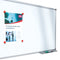 Nobo Basic Whiteboard (2400x1200) van staal met basic lijst, magnetisch