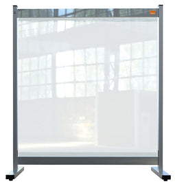 Nobo - Bureauscherm nobo doorzichtig pvc 770x860mm