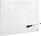 Nobo Draagbaar, Droog Uitwisbaar Mini A4 Whiteboard Weekplanner voor op Bureau/aan de Muur - 210 x 297mm - Inclusief Marker En Montage Pads - Transparant Acryl
