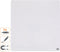 Nobo Droog Uitwisbaar Mini Magnetisch Whiteboard - Inclusief Whiteboard Marker, Magneten en Montagestickers - 36 x 36 cm - Wit