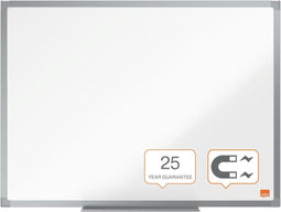 Nobo Essence Magnetisch Emaille Whiteboard Met Pennengoot - 600x450mm - Wit