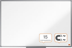 Nobo Essence Magnetisch Whiteboard - 90x60cm - Met Pennengoot - Bord van Gelakt Staal - Wit