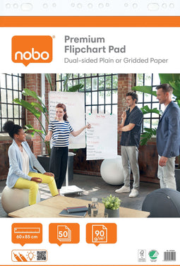 Nobo - Flipover nobo premium 60x85cm dubbelzijdig | 2 stuks