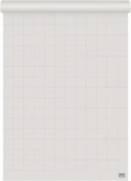 Nobo Gerecycled Flipoverblok 600 x 890 mm, dubbelzijdig blanco of geruit papier, 50 vel, 70 grams, pak van 2, plano verpakt