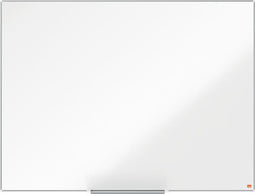 Nobo Impression Pro Magnetisch Whiteboard Staal Met Pennengoot - Inclusief Nobo Whiteboard Marker - 120 x 90cm - Wit