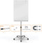 Nobo Impression Pro Mobiele Glas Flipover - Inclusief Whiteboard Marker en Magneten - Wit