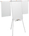 Nobo Impression Pro Stalen Flipover Met Driepootstatief en Uitschuifbare Armen - Verstelbare Hoogte en Droog Uitwisbaar - Pennengoot en Haken voor Flipoverblokken - Wit