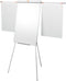 Nobo Impression Pro Stalen Flipover Met Driepootstatief en Uitschuifbare Armen - Verstelbare Hoogte en Droog Uitwisbaar - Pennengoot en Haken voor Flipoverblokken - Wit