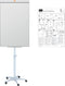 Nobo Impression Pro Stalen Mobiele Flipover - In Hoogte Verstelbaar - Inclusief Marker - Wit