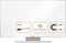Nobo Impression Pro Widescreen Magnetisch Whiteboard Van Staal - Met Pennengoot - Inclusief Nobo Whiteboard Marker - 890x500mm - Wit