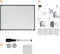 Nobo Klein Magnetisch Whiteboard - 58,5 x 43cm - Inclusief Montageset, Magneten En Markers - Wit