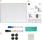 Nobo Klein Magnetisch Whiteboard met Aluminium Lijst - 58,5 x 43cm - Inclusief Markers, Magneten en Wisser - Wit