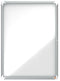 Nobo Premium Plus Afsluitbare Glazen Binnenvitrine Magnetisch voor 9xA4 Formaat - Wit