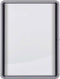 Nobo Premium Plus Afsluitbare Glazen Binnenvitrine Magnetisch voor 9xA4 Formaat - Wit