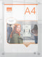Nobo Premium Plus Wandgemonteerde A4 Poster Frame voor Documenten, Posters - met Hoekmontage - Transparant Acryl