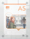 Nobo Premium Plus Wandgemonteerde A5 Poster Frame voor Documenten, Posters - met Hoekmontage - Transparant Acryl
