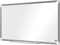 Nobo Premium Plus Widescreen Magnetisch Emaille Whiteboard Met Pennengoot - Inclusief Whiteboard Marker - 71x40 Cm