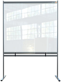 Nobo - Scheidingswand nobo vrijstnd doorz pvc 1480x2060mm
