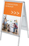 Nobo Stoepbord Aluminium A1 Formaat - Reclamebord - 650 x 1135 x 70 mm - Weerbestendig