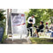 Nobo Stoepbord Aluminium met Clicklijst - A0 Formaat - Reclamebord - 900 x 1485 x 70mm - Weerbestendig