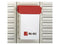 Nobo T-planbordkaarten index 15 formaat 53 x 45 mm rood
