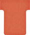 Nobo T-planbordkaarten index 15 formaat 53 x 45 mm rood