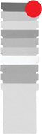 Nobo T-planbordkaarten index 15 formaat 53 x 45 mm rood