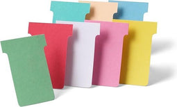 Nobo T-planbordkaarten index 15 formaat 53 x 45 mm wit