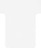 Nobo T-planbordkaarten index 15 formaat 53 x 45 mm wit